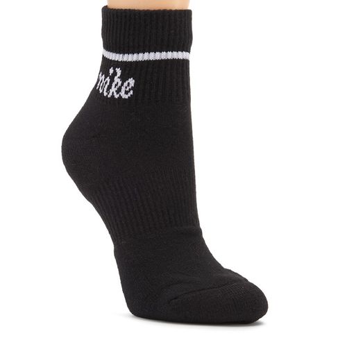 3 Pack Medium Everyday Plus Cushion Script Ankle Socks (Black/Grey/White)