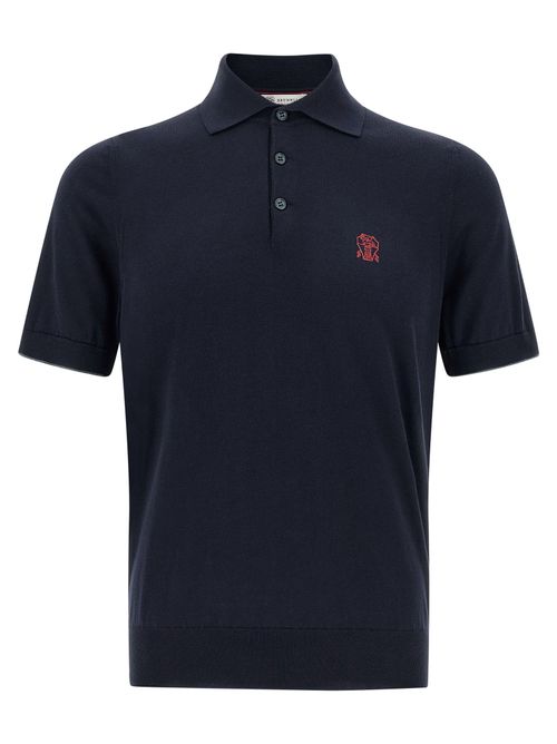 Logo Embroidery Polo Shirt