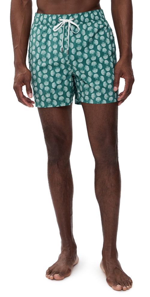 Charles 5 Swim Trunks Aloe Multi