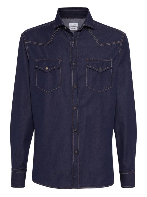 Denim Shirt — Indigo