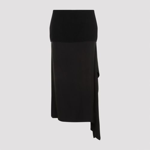 Chic Wool Midi Skirt