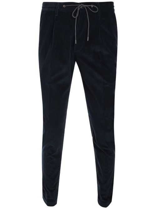 Luciano Barbera corduroy trousers - Blue