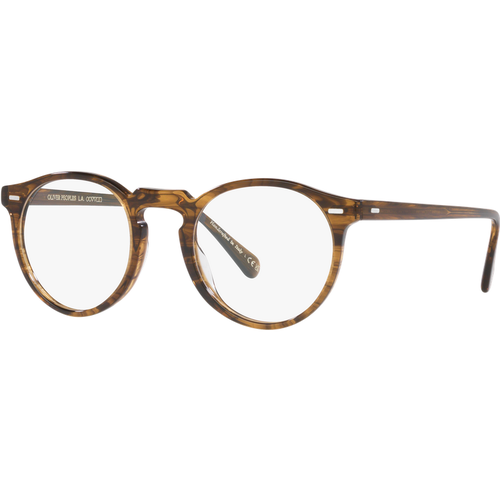 Oliver Peoples Unisex Oliver Peoples OV5186 GREGORY PECK 1689 Montature da vista Acetato Marrone Trasparente Pantos Normale