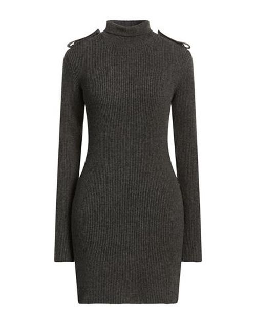Woman Mini dress Grey Size XL Wool, Cashmere