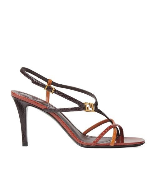 FFold High-Heeled Strappy Sandals