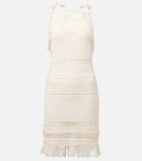 Araliage macramé cotton minidress