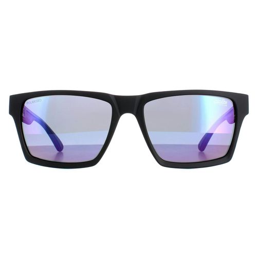Superdry Sunglasses Disruptive SDS 127P Rubberised Black Blue Gradient Polarized