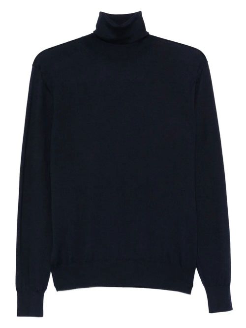 Cashmere, Wool And Silk Turtleneck