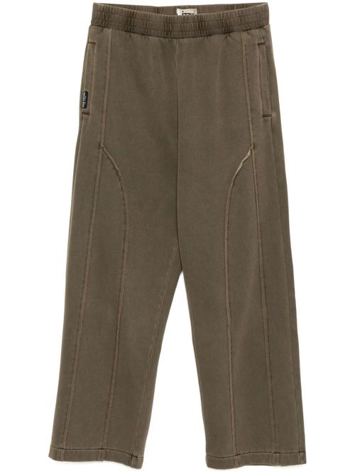 Cold-dyed sweatpants - Brown