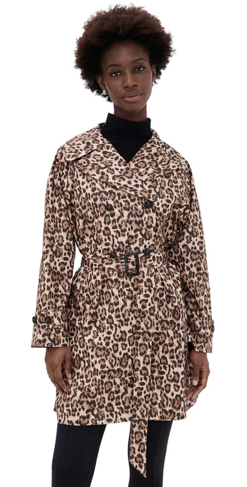 Tecla Trench Coat Leopard