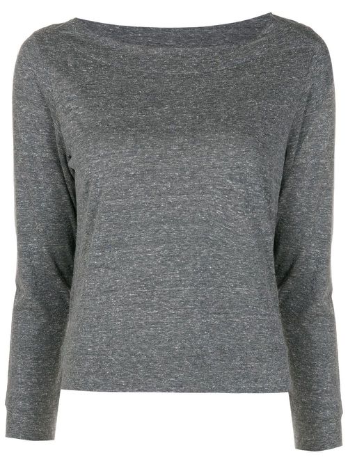 Crew-neck jersey T-shirt - Grey