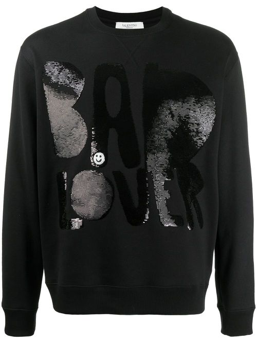 Bad Lover sequinned sweatshirt - Black