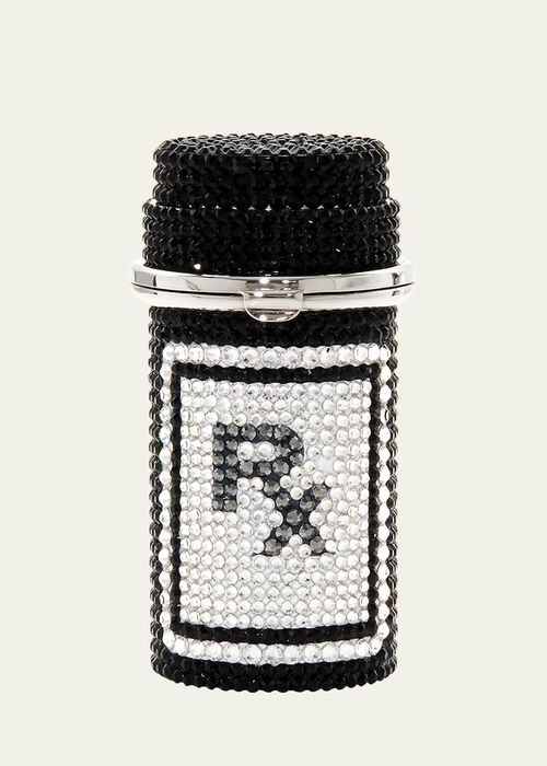 Prescription Bottle RX Crystal Pillbox