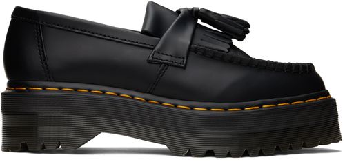 Black Adrian quad loafers