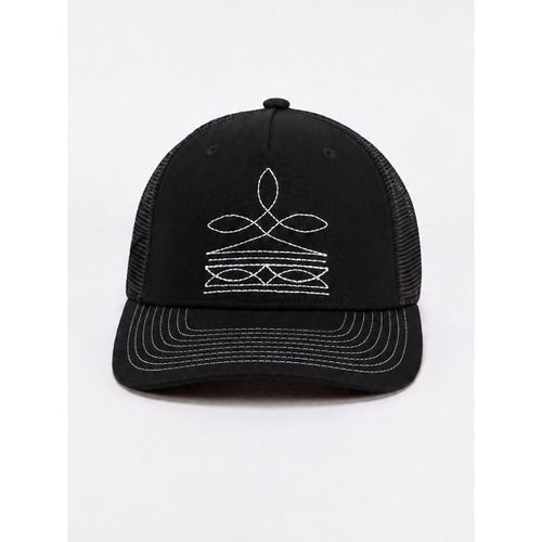 Texas Longhorns Boot Stitch Trucker Hat in Black