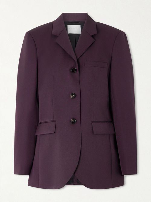 Fini Wool Blazer - Purple