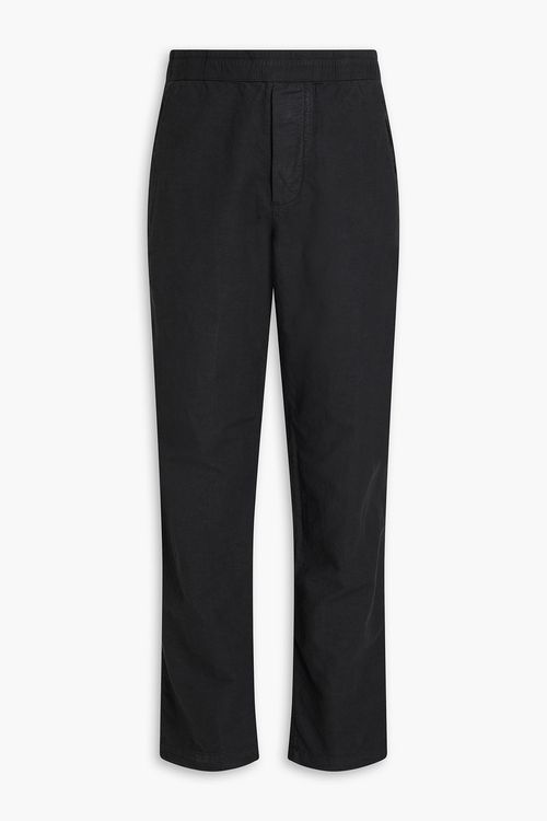 James Perse - Cotton and hemp-blend pants - Black - 0