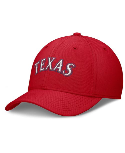 Men's Red Texas Rangers Rise Performance Flex Hat - Red