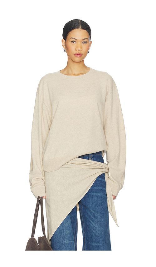 LIONESS Olsen Knit in Tan. - S also in XS, M
