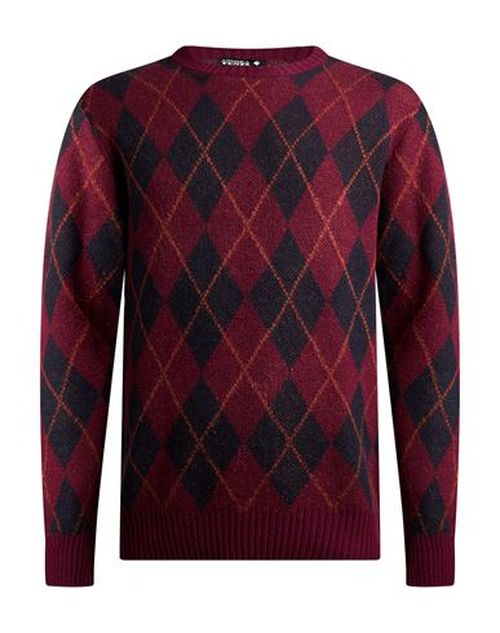 Man Sweater Plum Size 38 Wool, Viscose, Polyamide, Cashmere