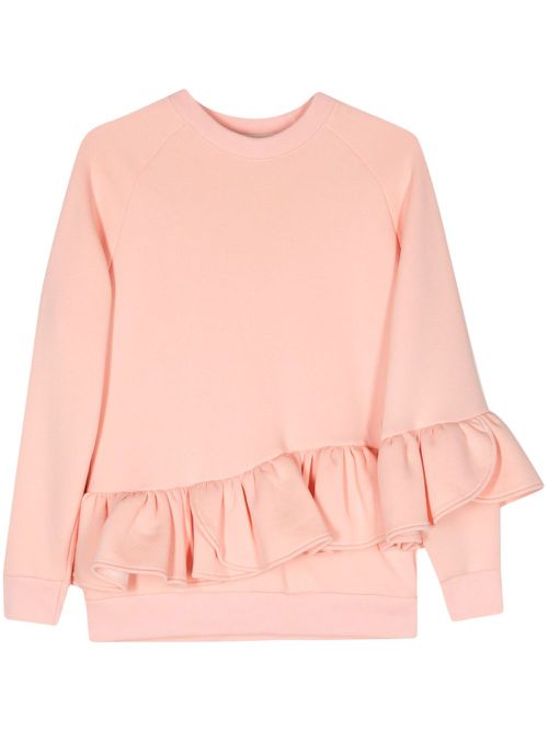 Toffee peplum sweatshirt - Pink