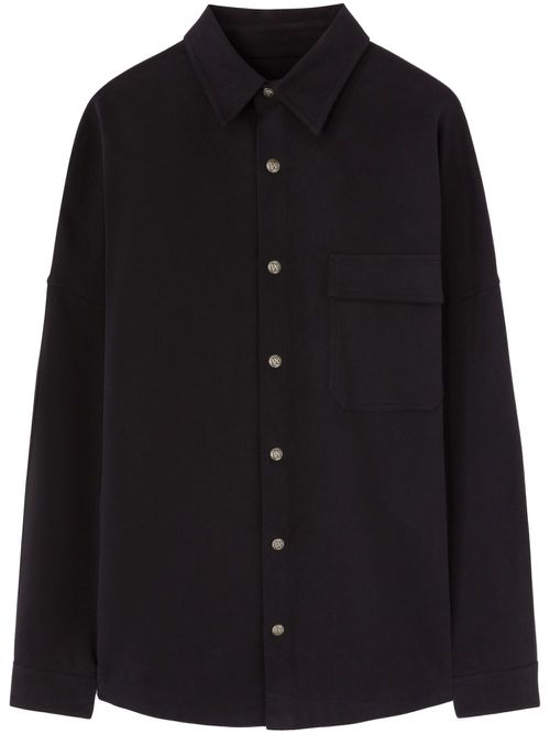 Logo-print shirt - Black