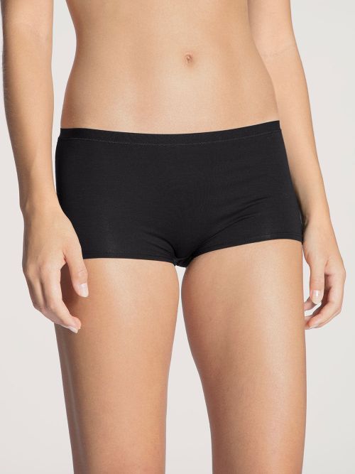 Calida Black Cotton Panties Brief