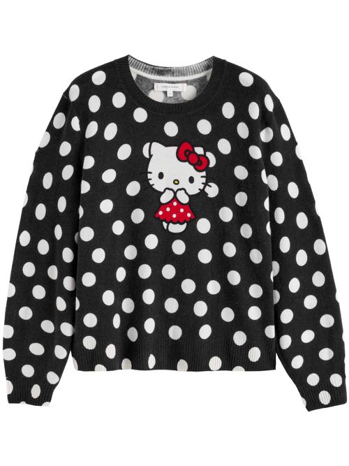 Hello Kitty Polka-Dot sweater - Black