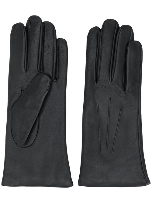 Lined gloves - Black