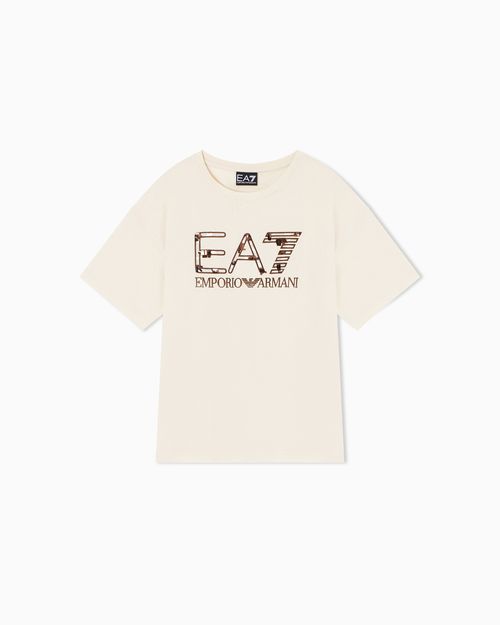 Logo Series Girl cotton jersey T-shirt