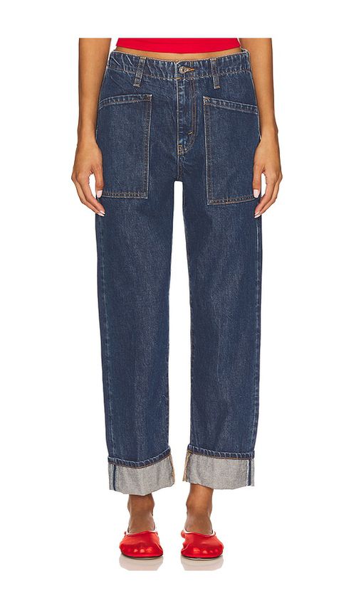 RE/DONE Originals The Bender Straight Jeans in Blue.  32. Also in 25, 26, 27, 28, 29