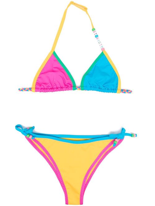 Holly colour-block bikini - Yellow