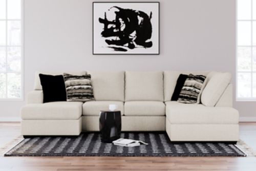 Cambri 2-Piece Sectional with Chaise, Snow