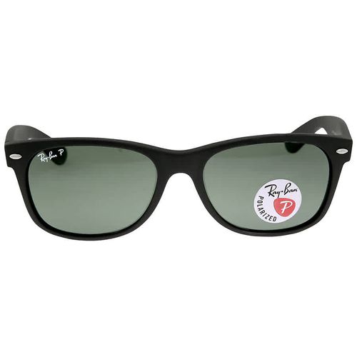 New Wayfarer Classic Polarized Green Unisex Sunglasses RB2132 622/58