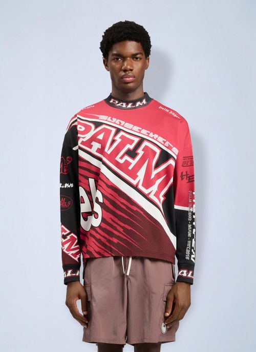 Racing Loose Long-sleeved T-shirt - Man T