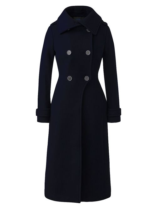 Women's Elodie Military Coat - Navy