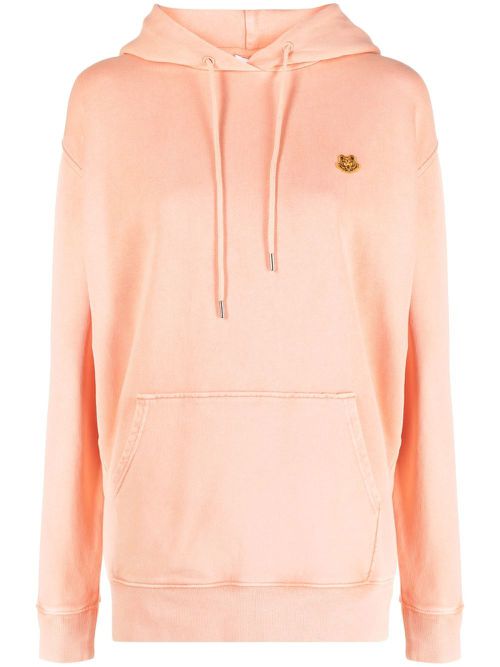 Tiger Crest oversized hoodie - Orange
