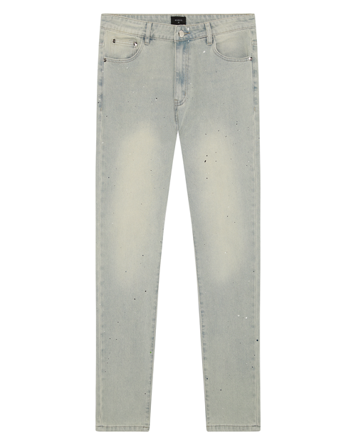 Magiri Indigo Painted Slim Jeans in Blue - Light Blue