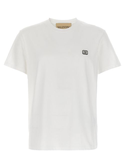 Logo-Embroidered Cotton T-Shirt — White