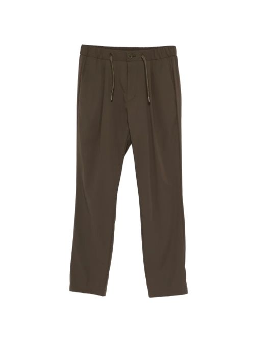 Drawstring Trousers — Brown