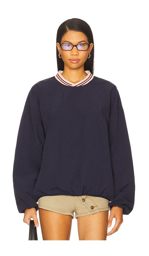 LIONESS Sweetness Jersey Top in Navy. XS. Also in M