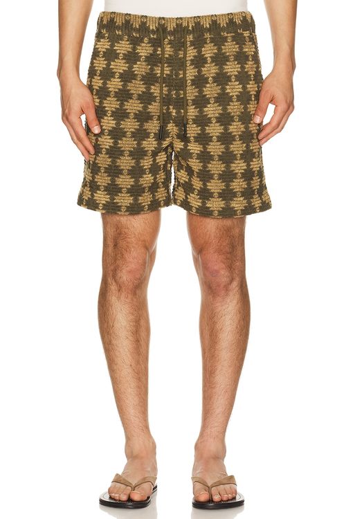 OAS Porto Shorts in Dark Green - Green. S also in M, L, XL/1X