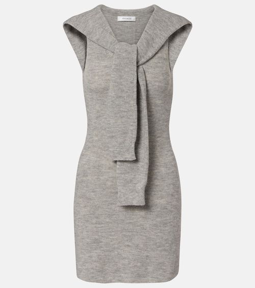 Vao wool-blend minidress