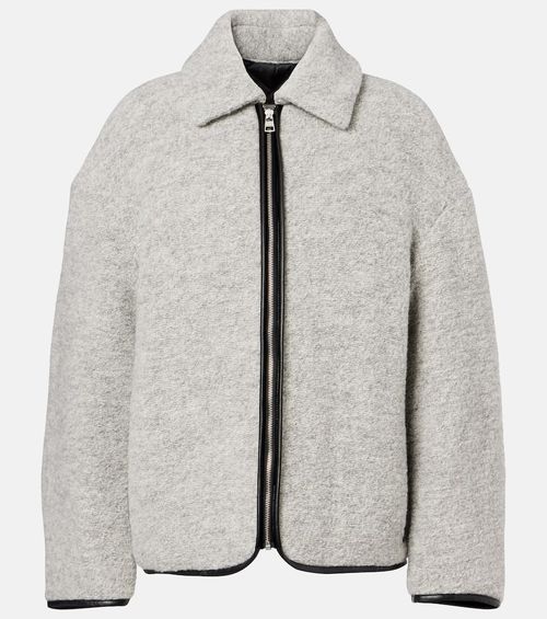 Wool and cotton-blend jacket