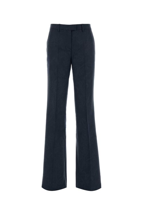 Wool Trousers — Navy