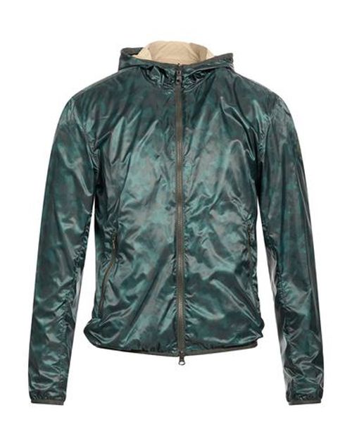 Man Jacket Dark green Size 42 Polyester