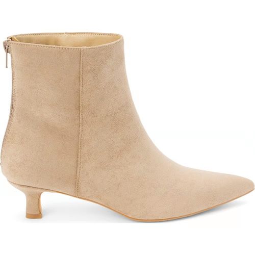 Women's Genesis Kitten Heel Ankle Bootie In Taupe