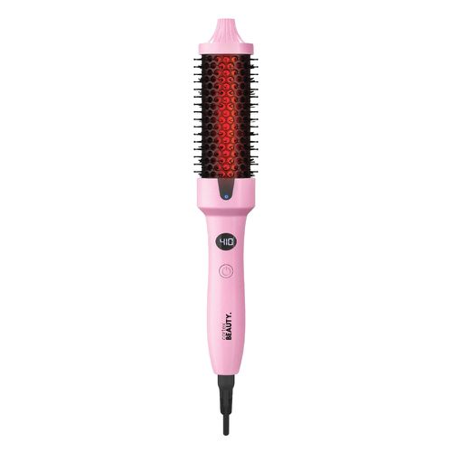 1.5inch Digital Infrared & Ionic Thermal Styling Brush - Pink