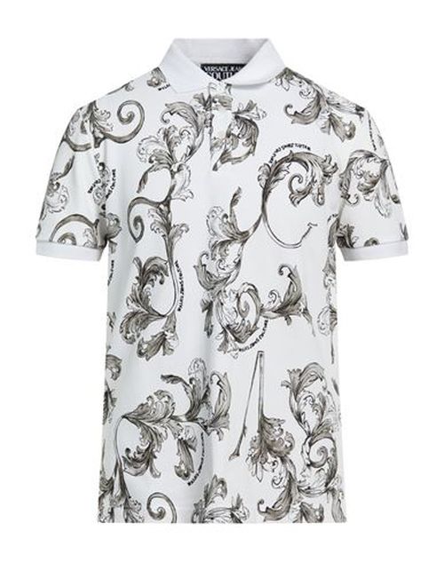Man Polo shirt White Size S Cotton, Polyester, Polyamide