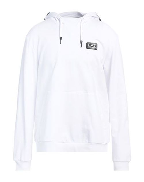 Man Sweatshirt White Size 3XL Cotton, Elastane, Polyamide